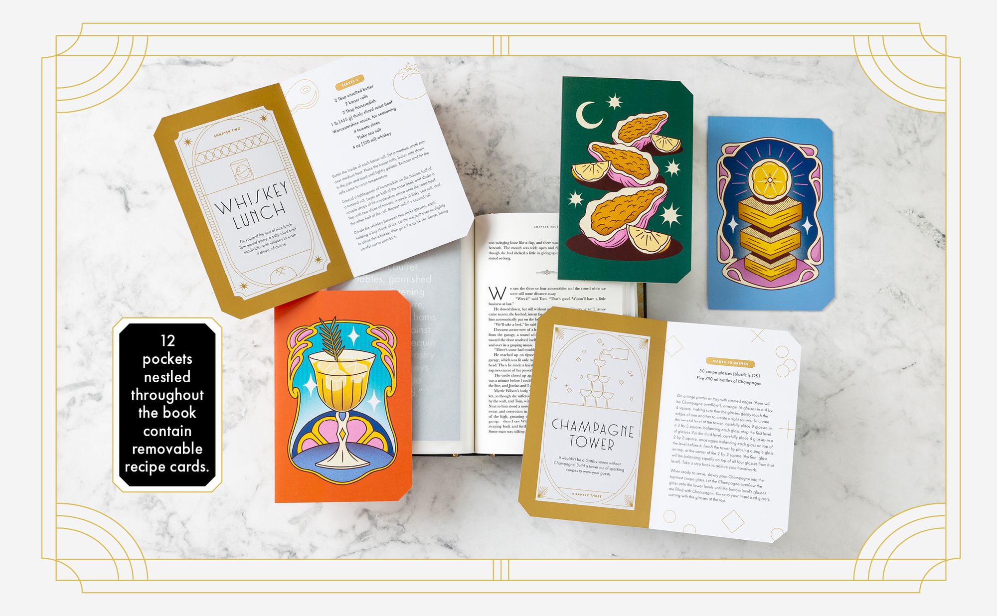 The Great Gatsby: The Complete Novel with 15 Recipes Inspired by the Roaring '20s