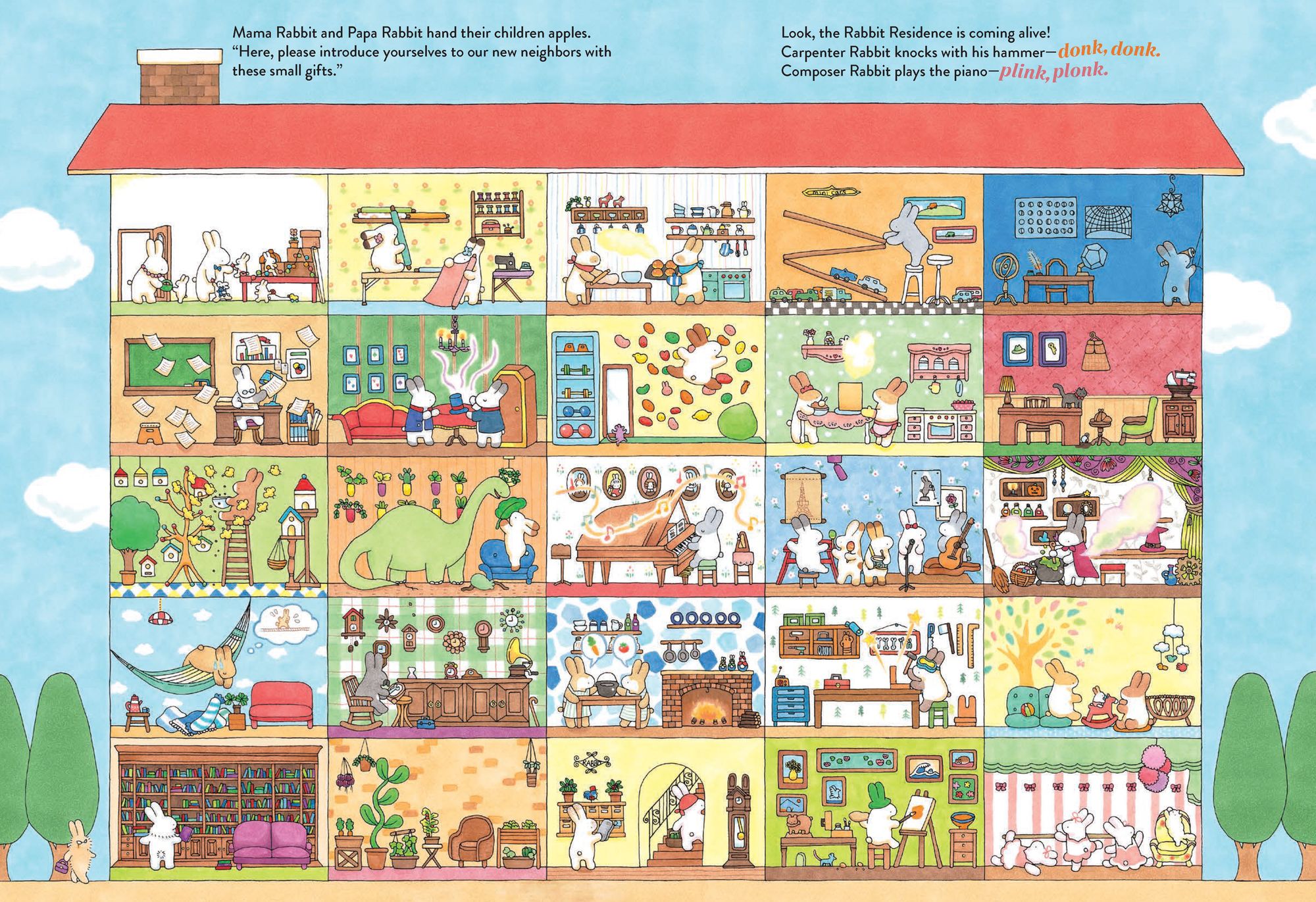 Welcome to the Rabbit Residence: A Seek-and-Find Story