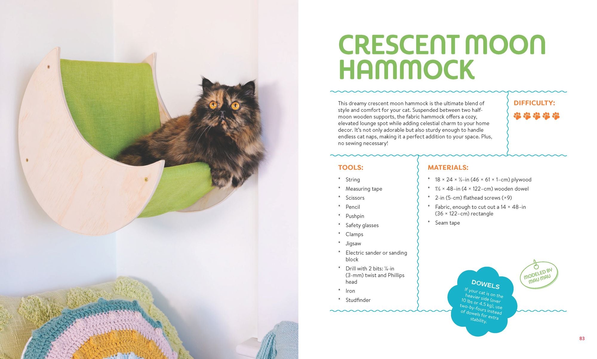 Crafting for Your Cat: 25 Playful Projects for You and Your Feline Friends