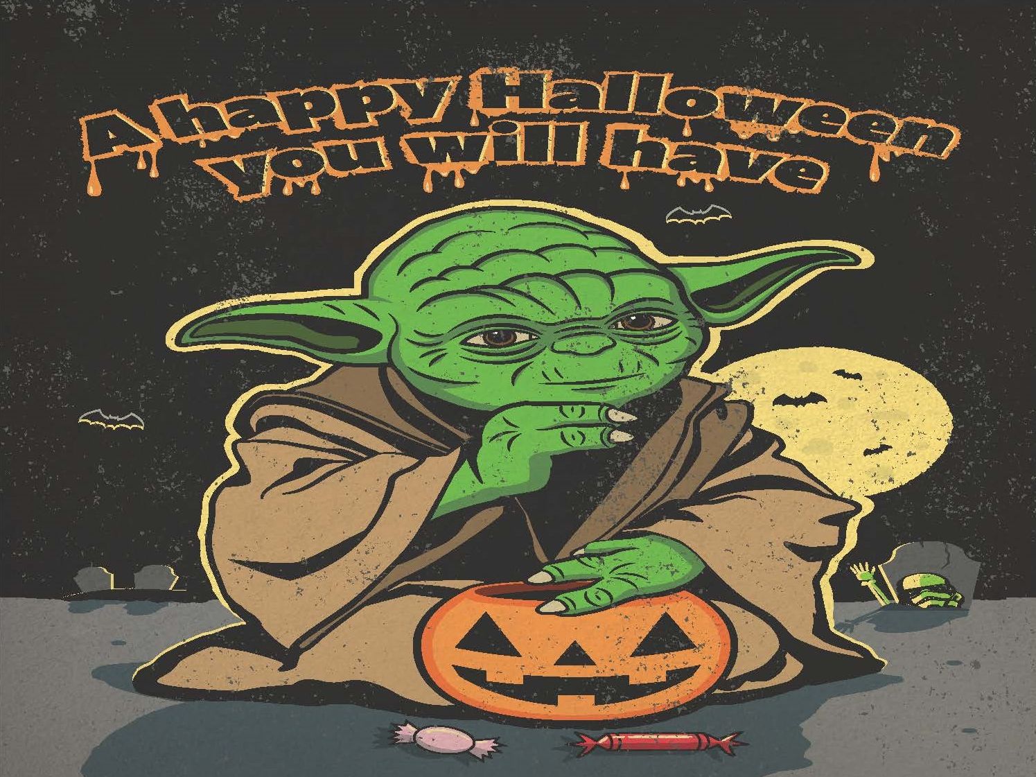 Star Wars: I Find Your Lack of Candy Disturbing: Halloween Greetings from a Galaxy Far, Far Away. . . .