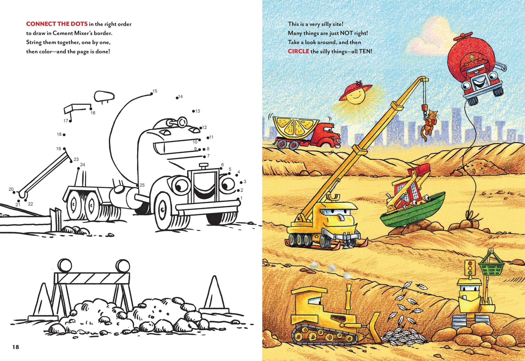 Goodnight, Goodnight, Construction Site Sticker & Activity Book
