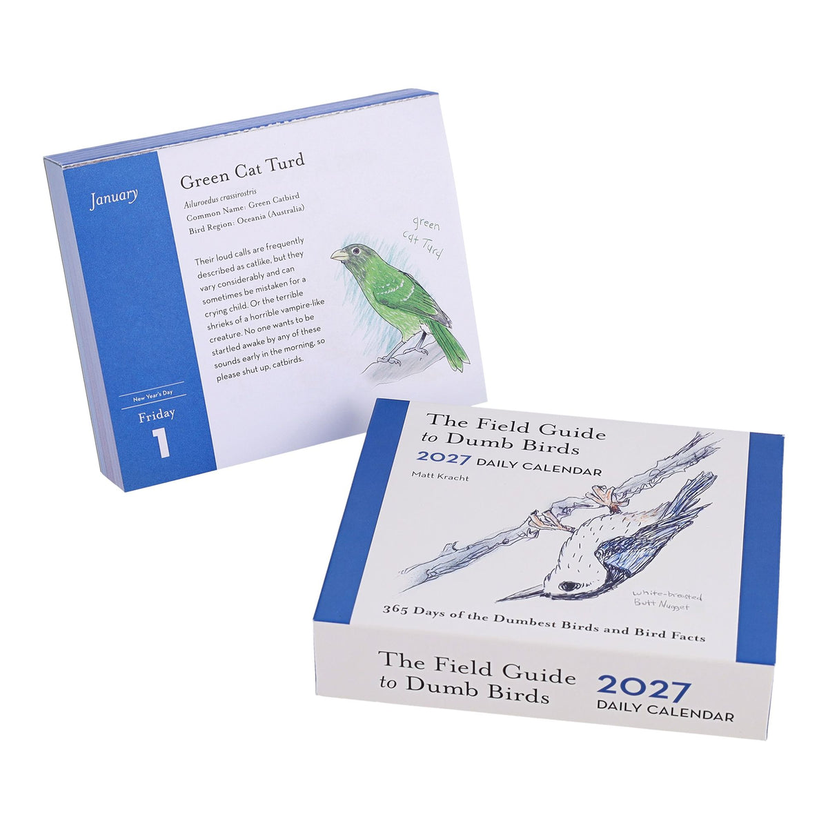2027 The Field Guide to Dumb Birds Daily Calendar