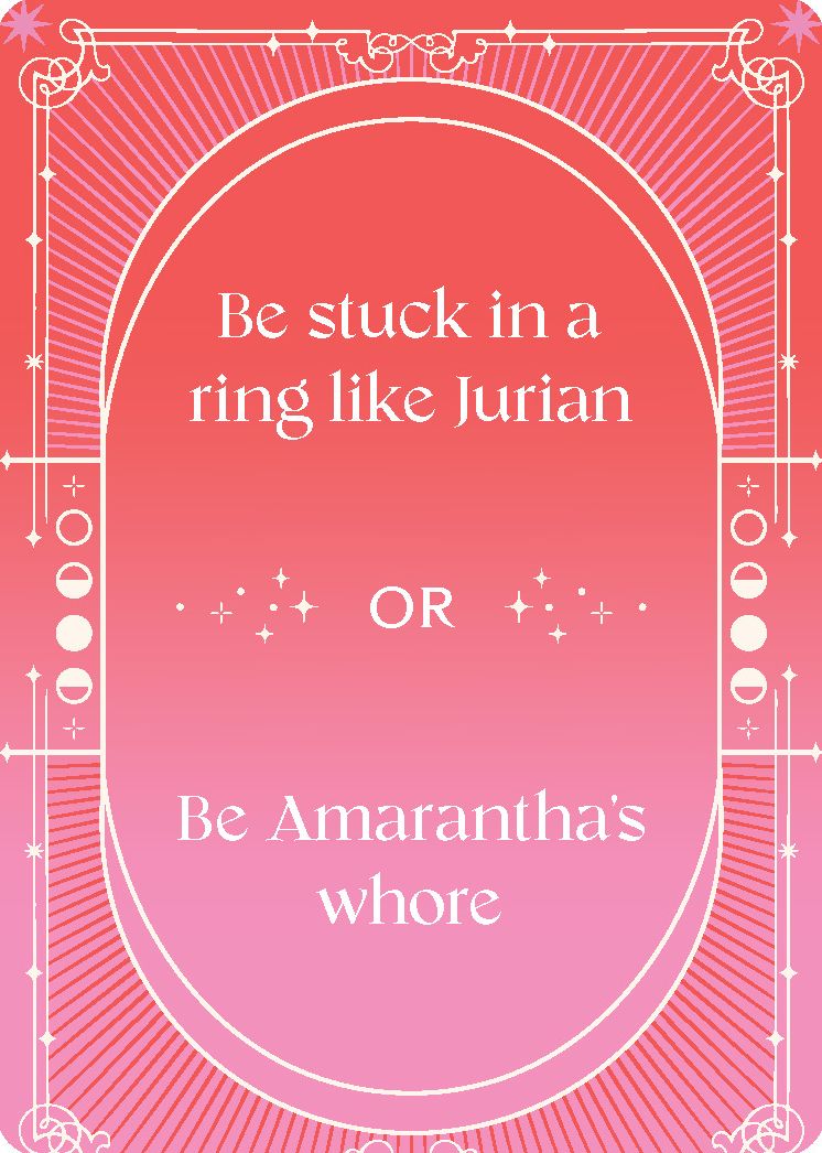 A Court of Thorns and Roses Official Deck: A Deck of Woulds or Rathers: 100 Fantastical Scenarios for ACOTAR Adventures--from the ACOTAR Collection