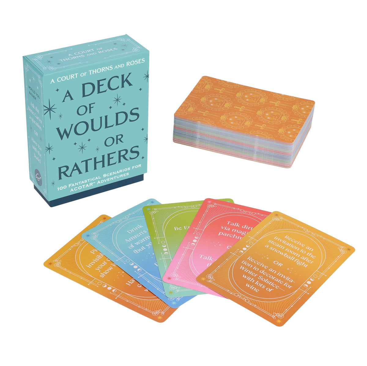 A Court of Thorns and Roses Official Deck: A Deck of Woulds or Rathers: 100 Fantastical Scenarios for ACOTAR Adventures--from the ACOTAR Collection