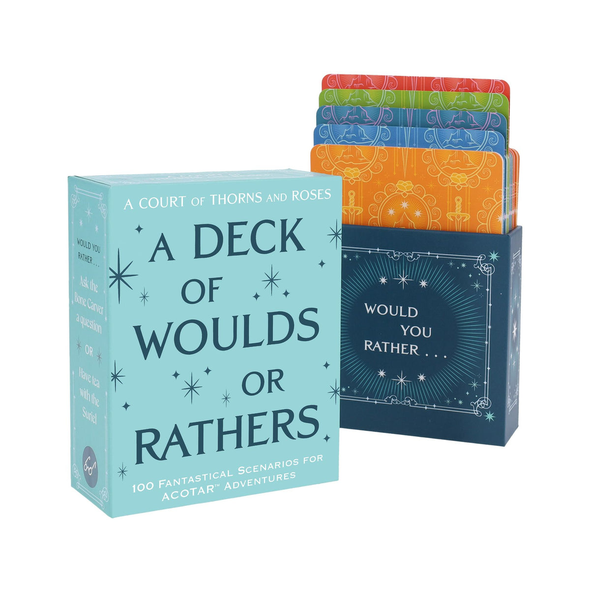 A Court of Thorns and Roses Official Deck: A Deck of Woulds or Rathers: 100 Fantastical Scenarios for ACOTAR Adventures--from the ACOTAR Collection