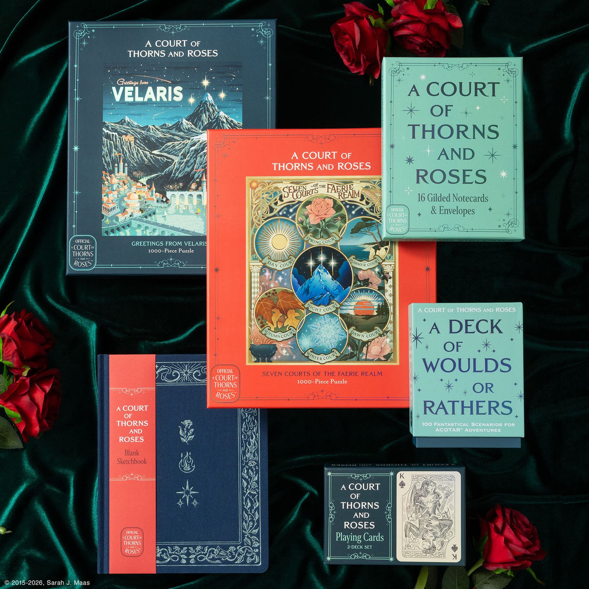 A Court of Thorns and Roses Official Deck: A Deck of Woulds or Rathers: 100 Fantastical Scenarios for ACOTAR Adventures--from the ACOTAR Collection