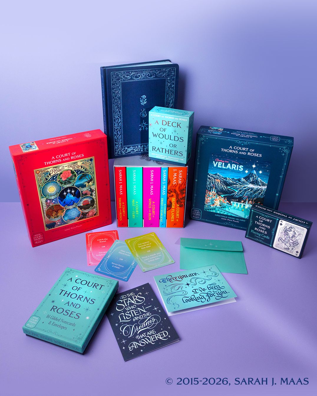 A Court of Thorns and Roses Official Deck: A Deck of Woulds or Rathers: 100 Fantastical Scenarios for ACOTAR Adventures--from the ACOTAR Collection