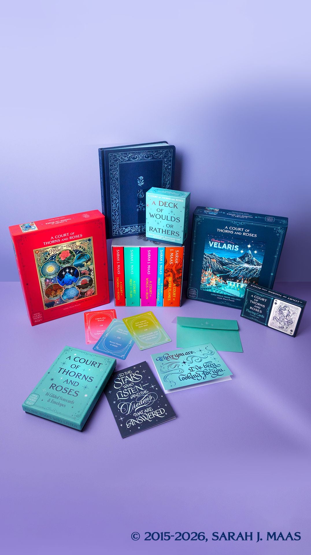 A Court of Thorns and Roses Official Deck: A Deck of Woulds or Rathers: 100 Fantastical Scenarios for ACOTAR Adventures--from the ACOTAR Collection