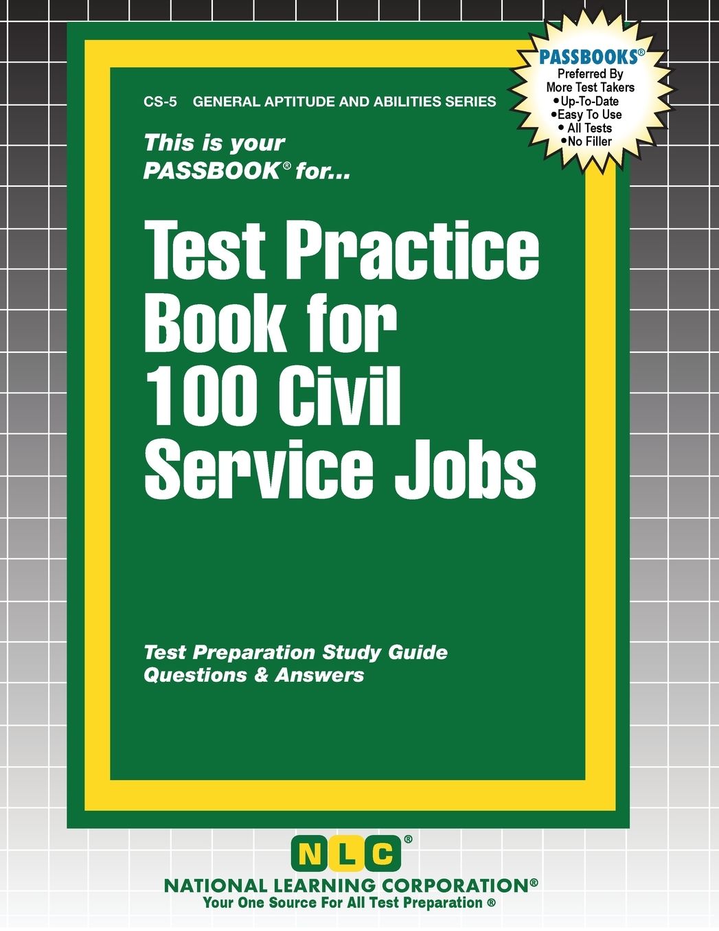 Test Practice Book for 100 Civil Service Jobs
