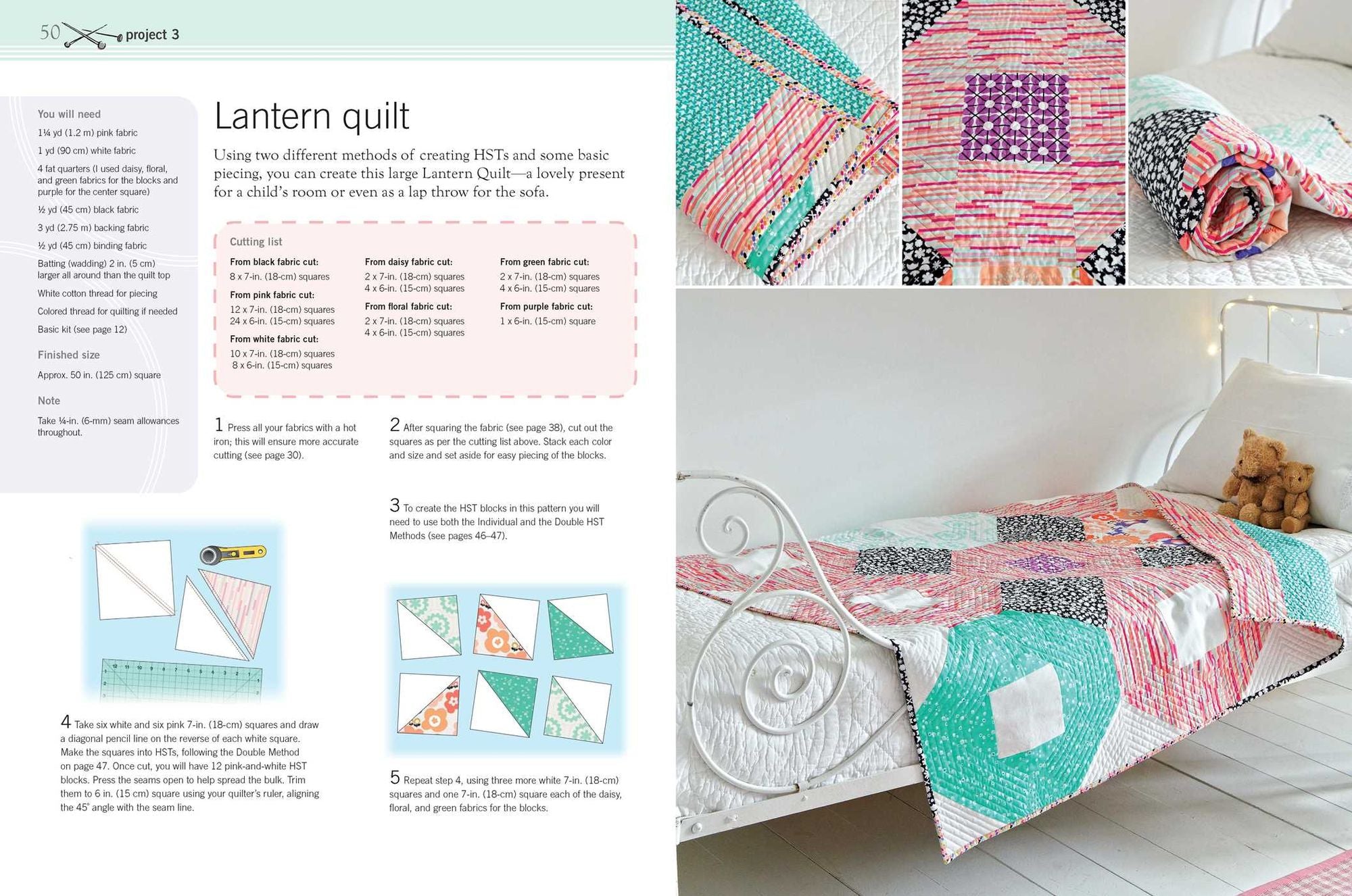 A Beginner's Guide to Quilting: A complete step-by-step course