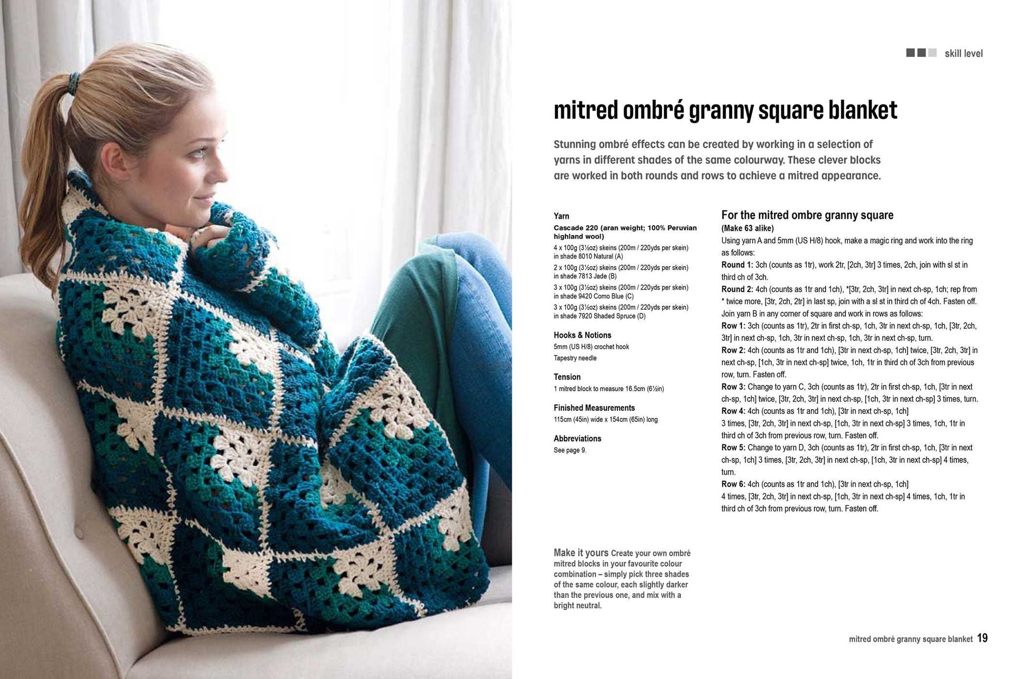 Crochet Granny Squares and More: 35 easy projects to make: Crochet patterns for your home and to wear