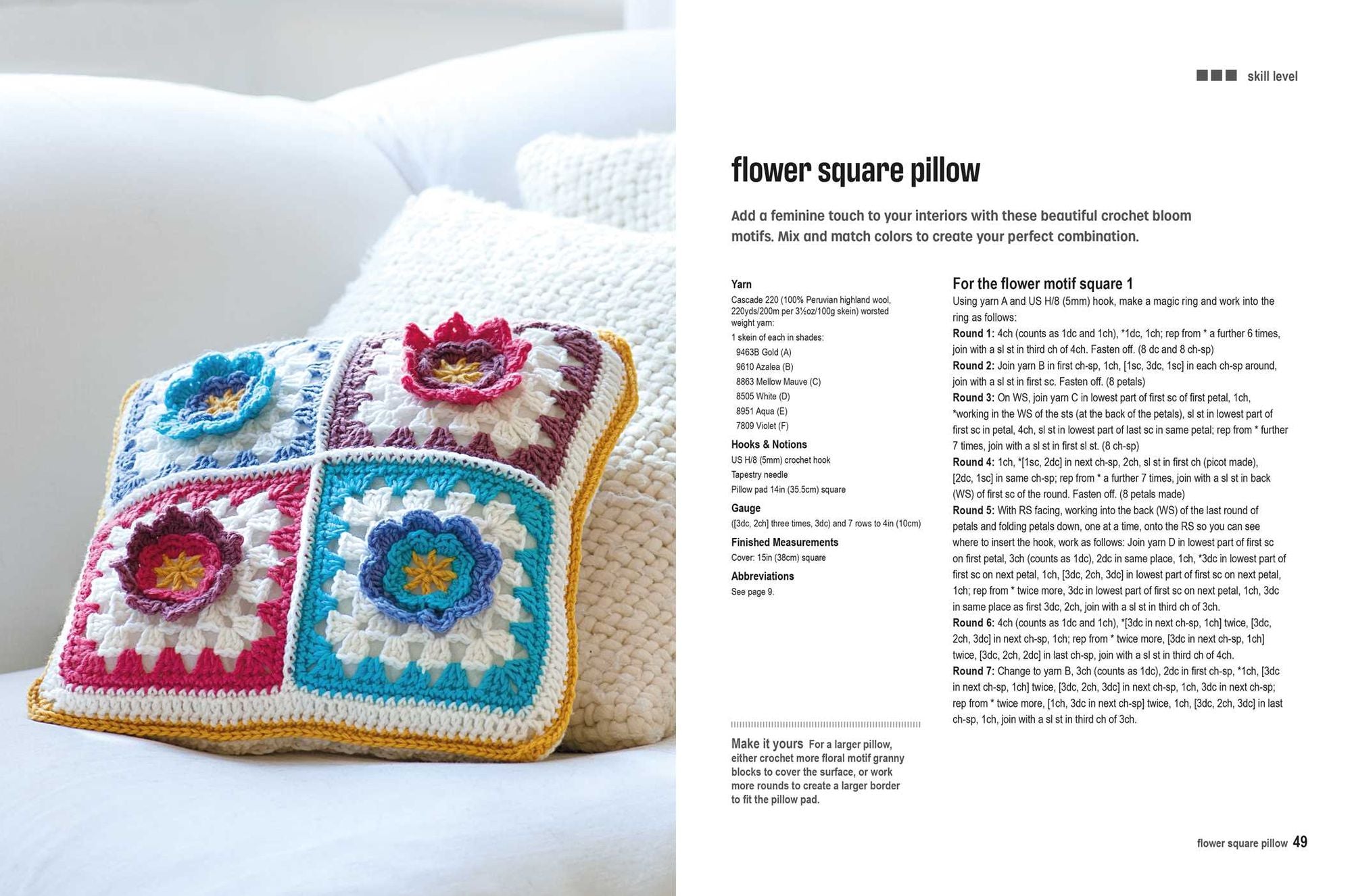 Crochet Granny Squares and More: 35 easy projects to make: Crochet patterns for your home and to wear