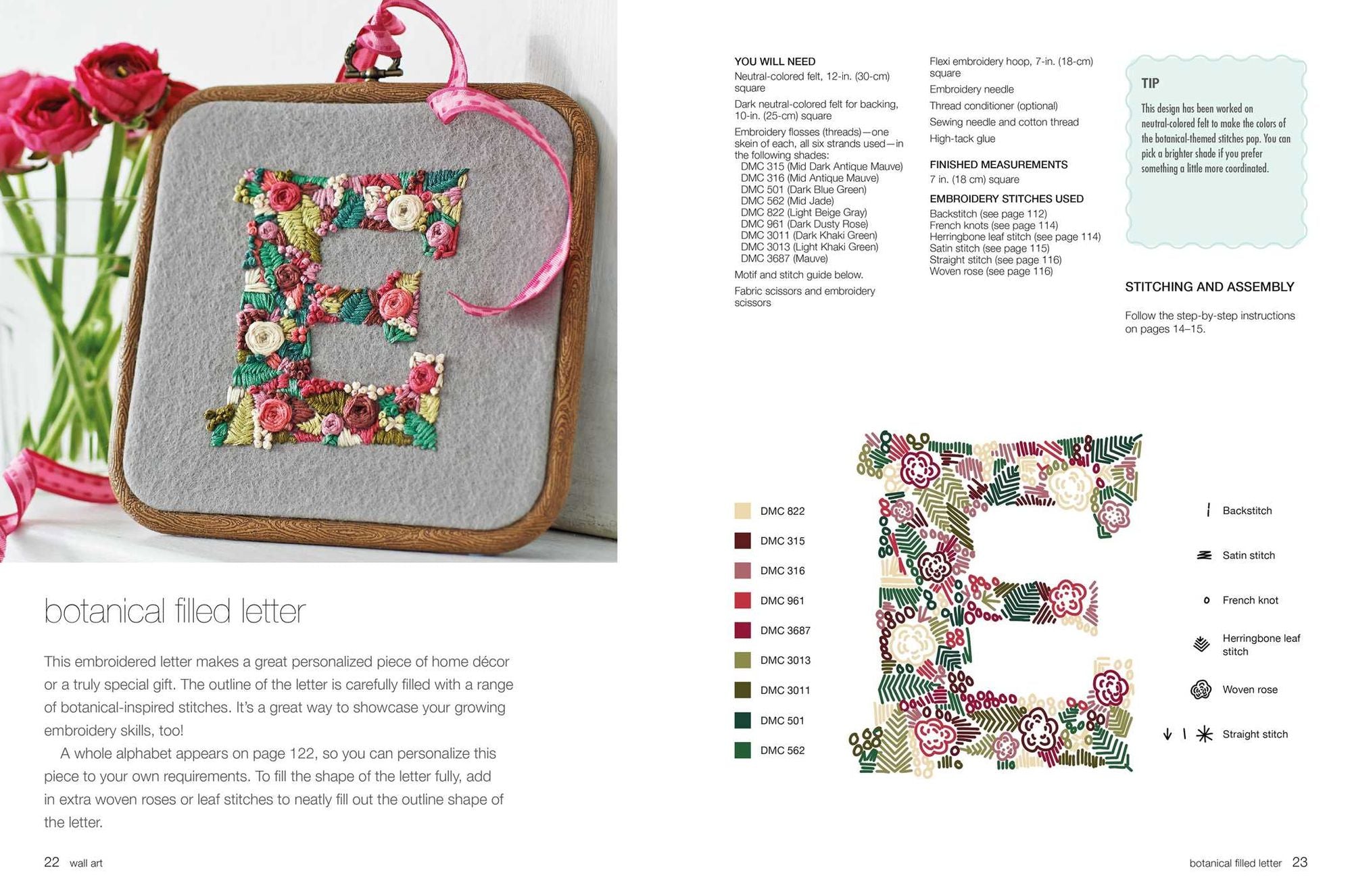 Simple Embroidery: 35 projects to make: Embellish clothes, accessories, and more and create wall art with modern hand-sewn designs