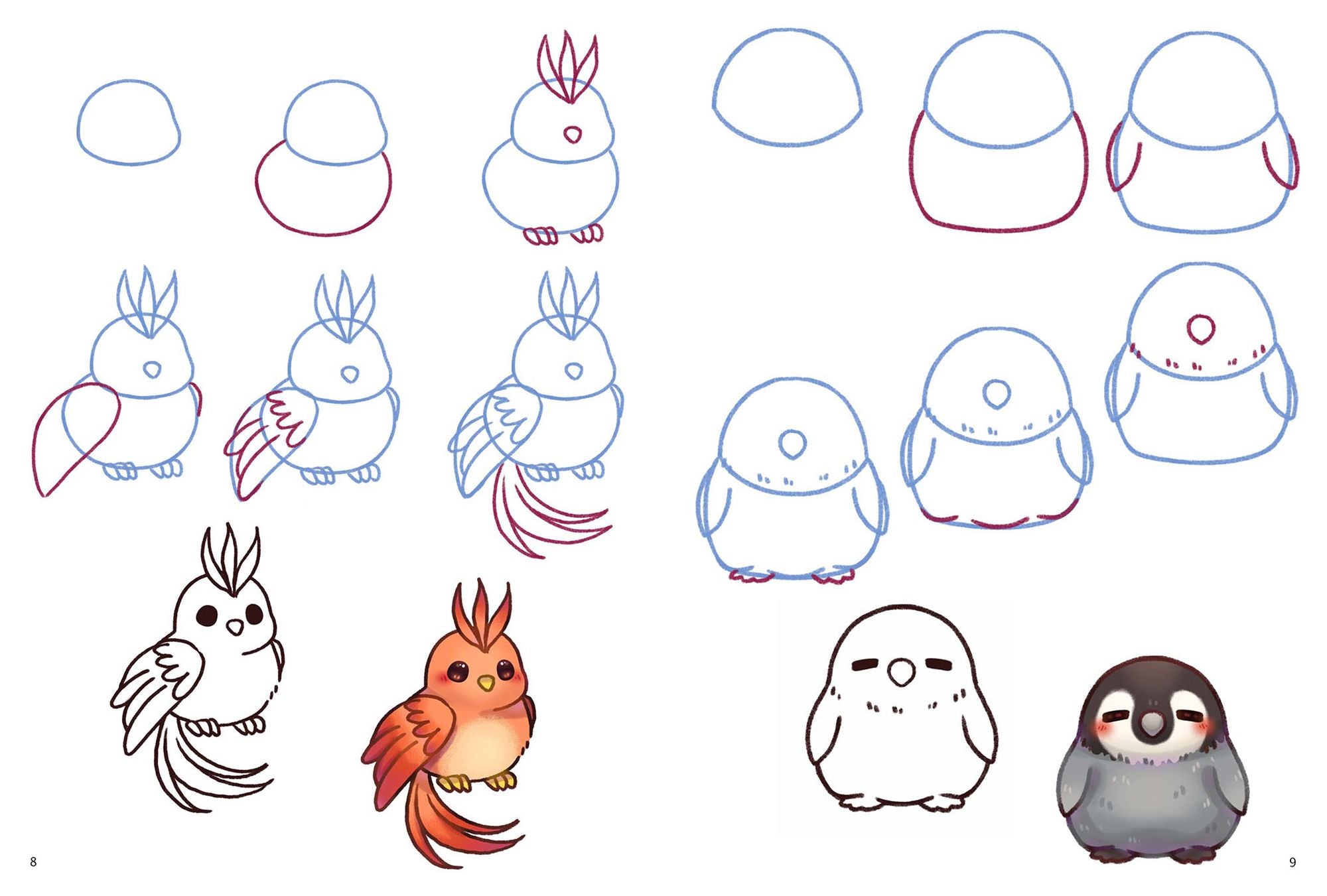 How to Draw Kawaii Creatures in Simple Steps