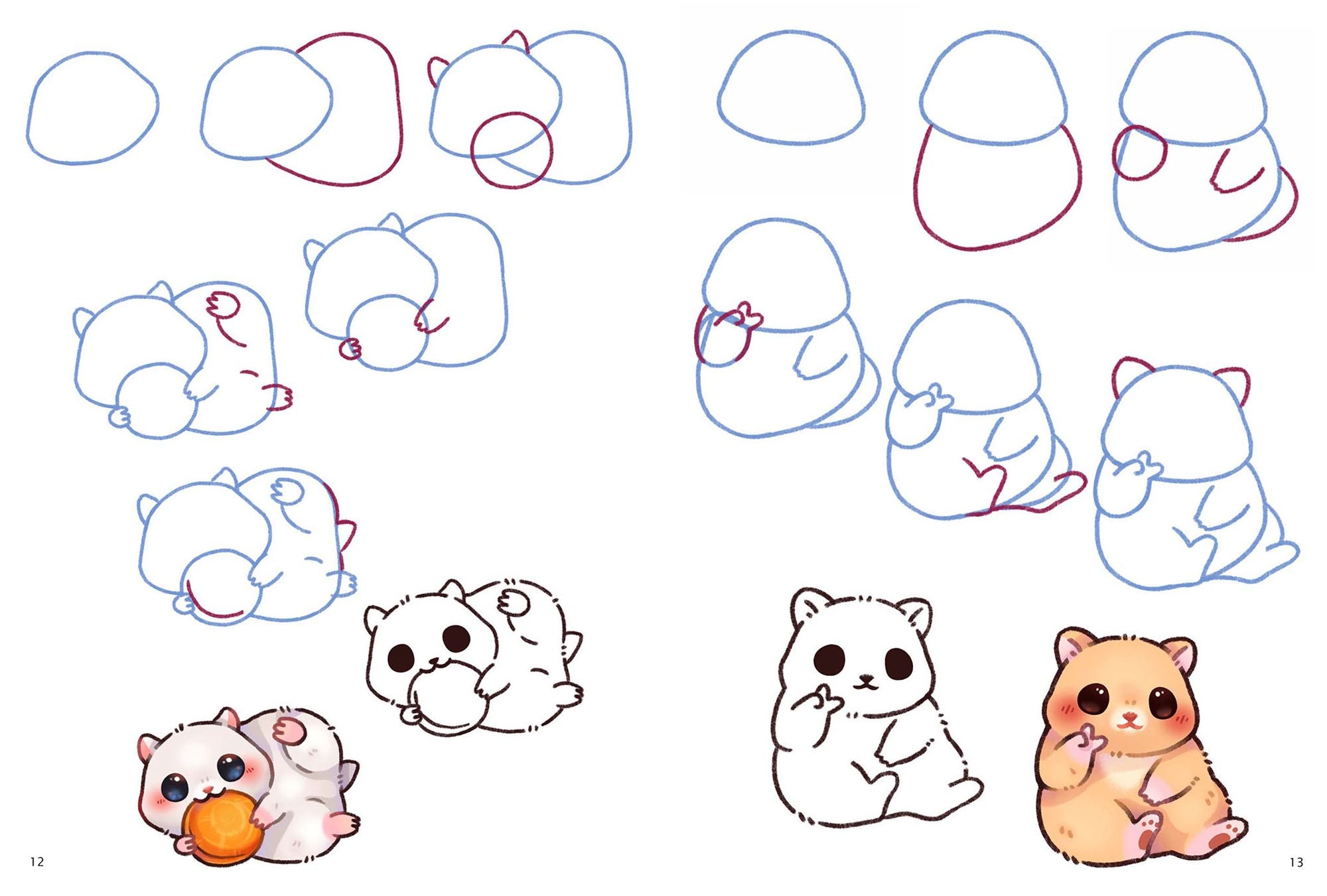 How to Draw Kawaii Creatures in Simple Steps