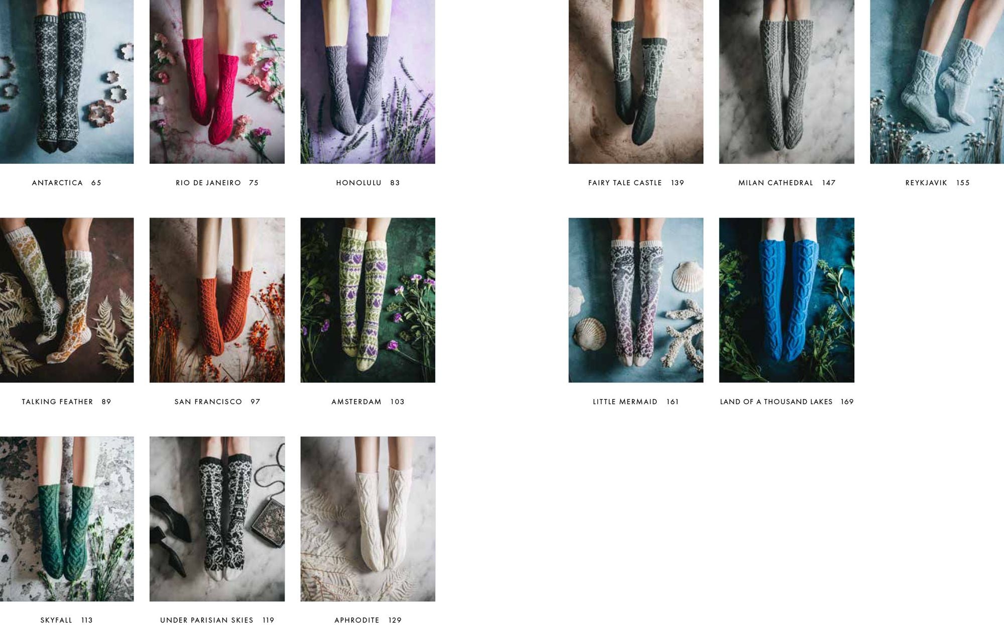 Knitted Socks: 20 gorgeous patterns inspired by places around the world
