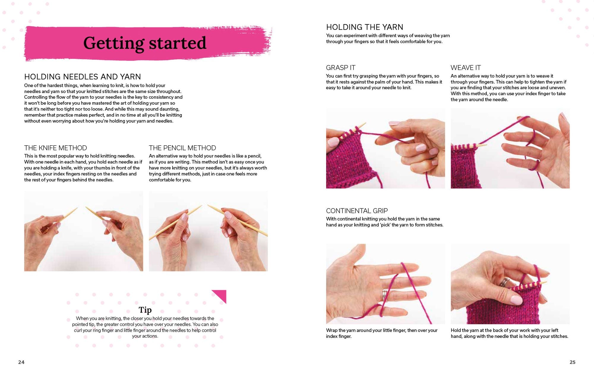 Beginner's Guide to Knitting, The: Easy techniques and 8 fun projects