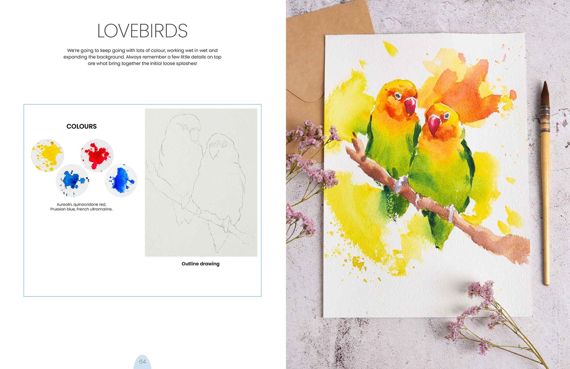 Simply Paint Birds: A complete watercolour course for beginners