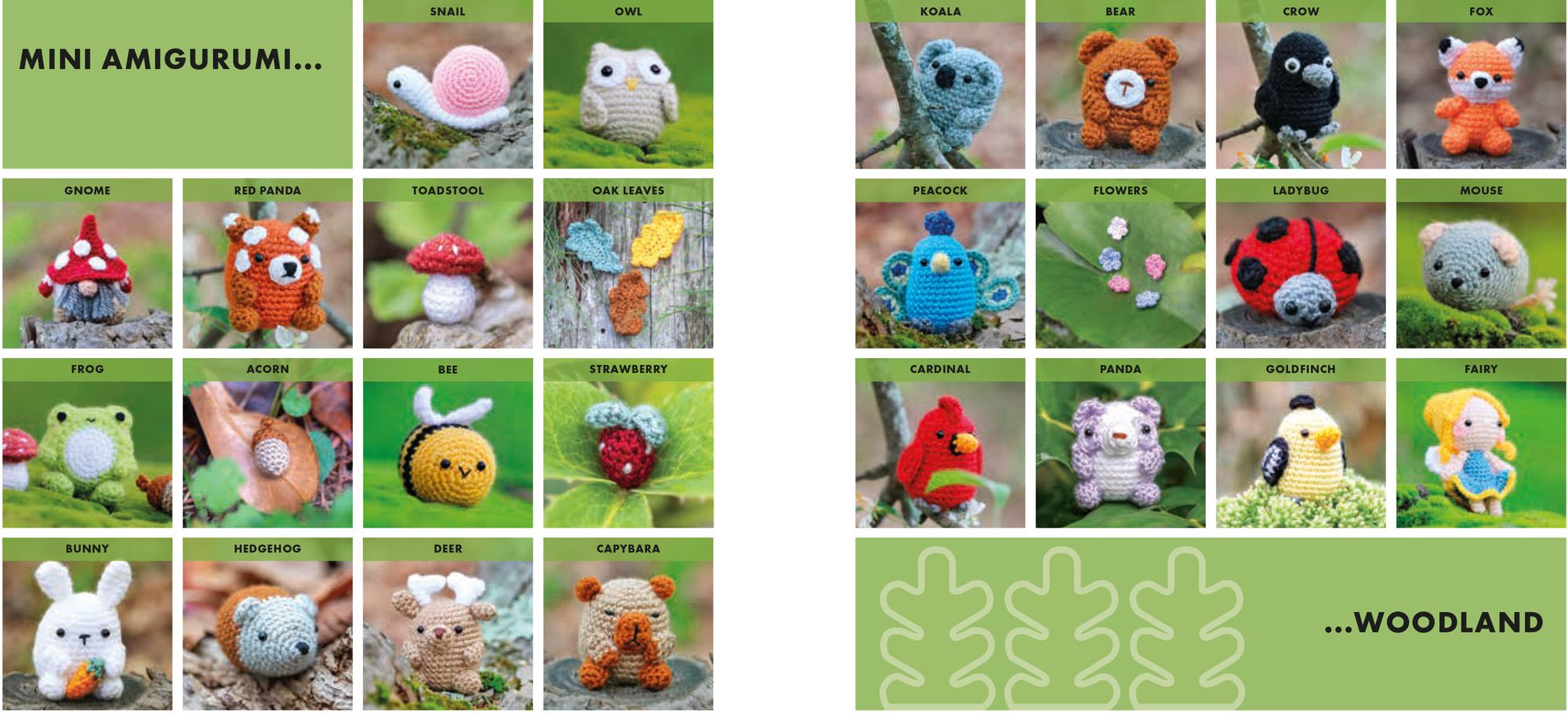 Mini Amigurumi Woodland: 26 tiny crochet creations