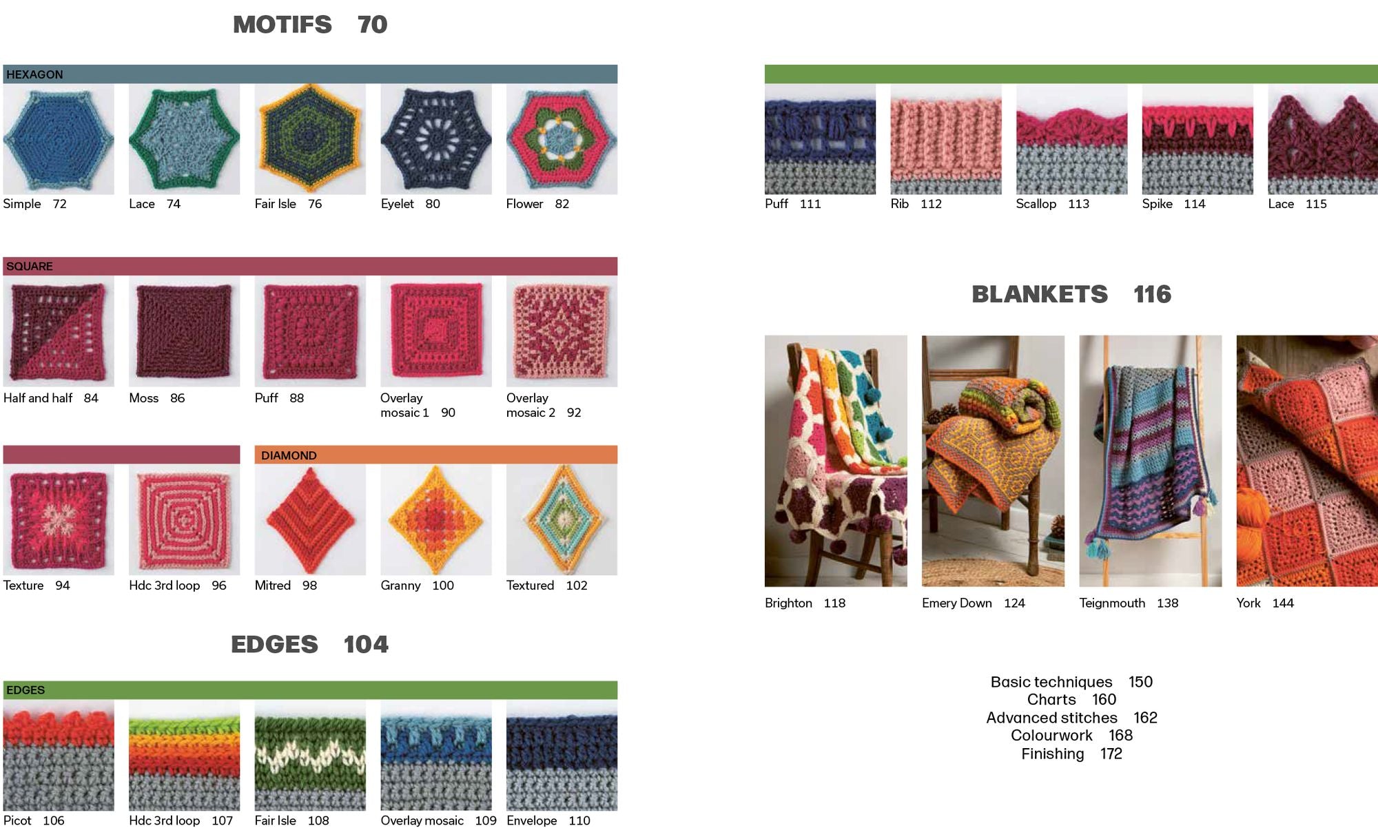The Crochet Stitch Companion for Blankets and Afghans: 60 stitches, motifs and edges to create your perfect project