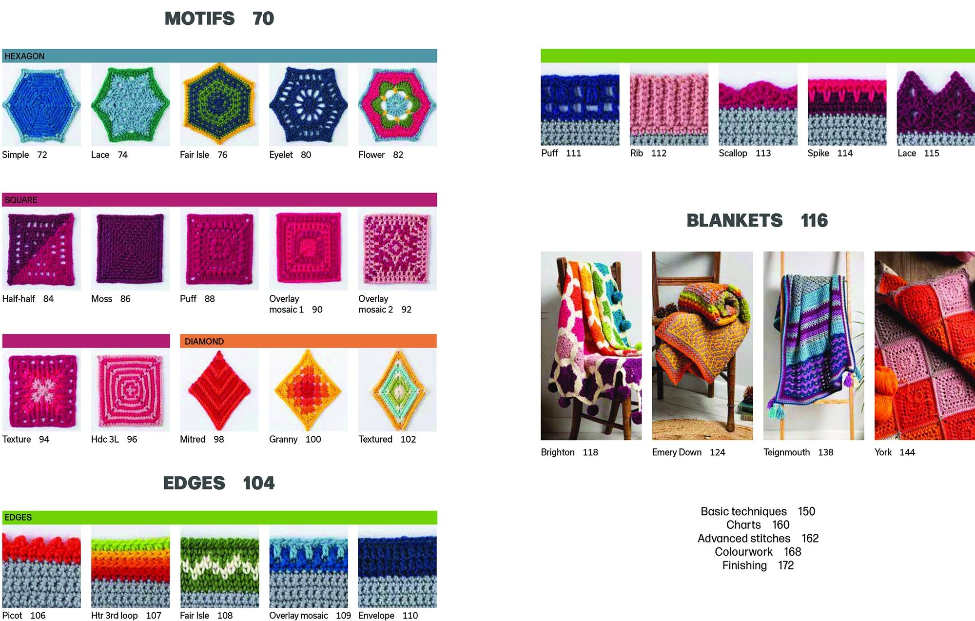 The Crochet Stitch Companion for Blankets and Afghans: 60 stitches, motifs and edges to create your perfect project