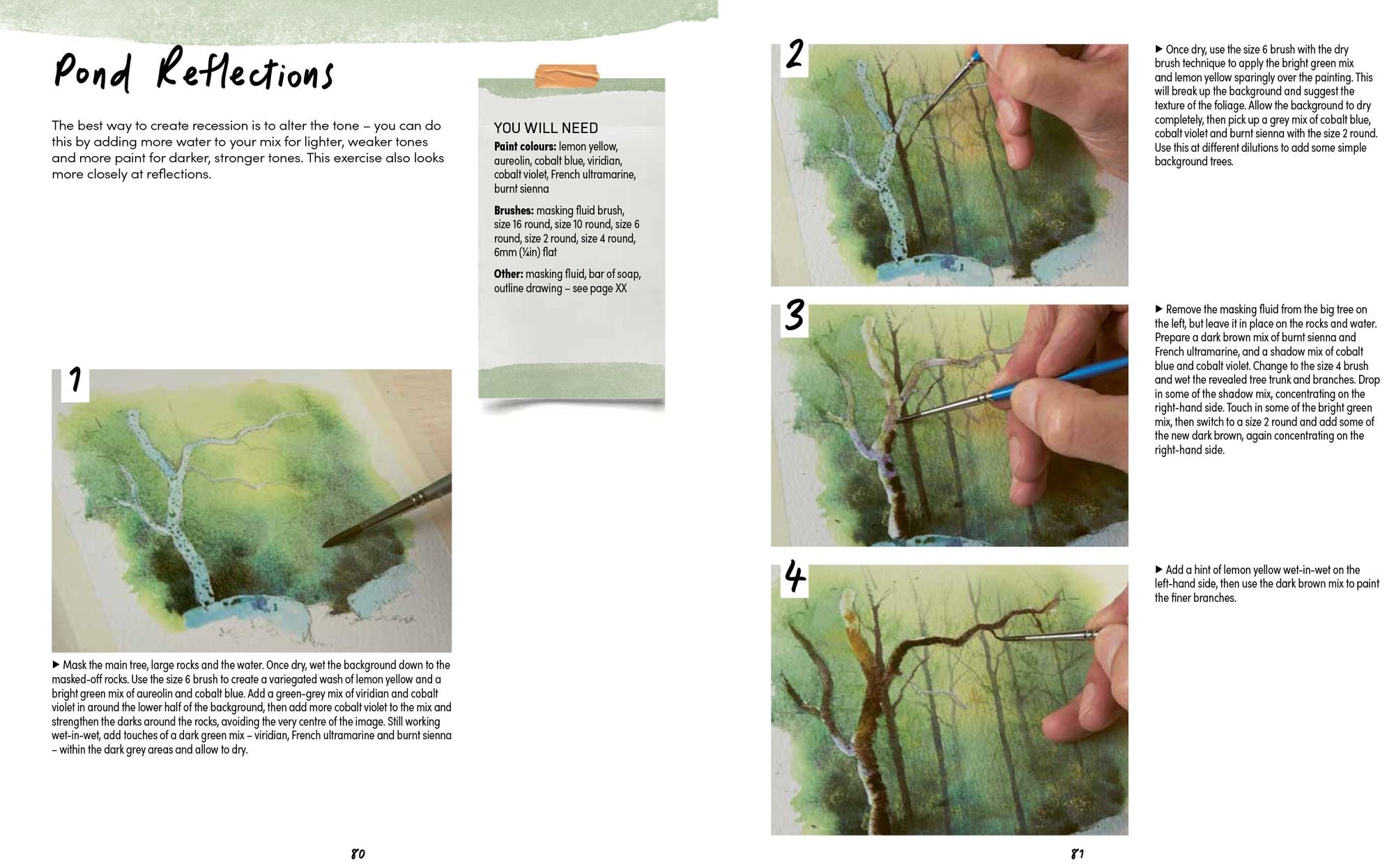 Ready to Paint Postcards: Woodlands: 15 stunning watercolour paintings to create in just 30 minutes