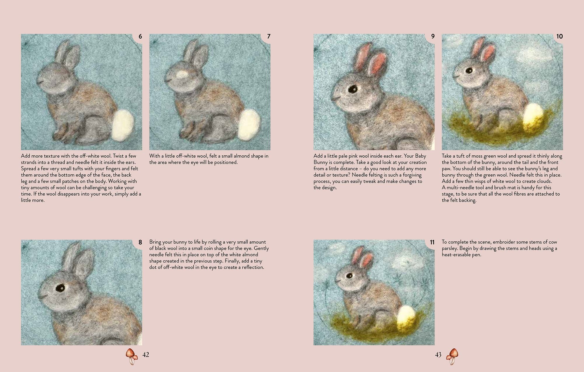 Needle Felting Art: 12 mixed-media woodland projects to paint and sew