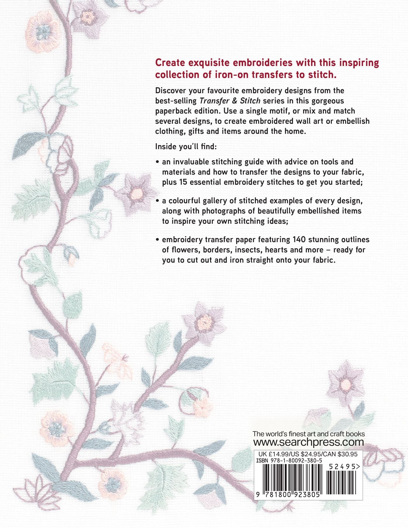 Transfer & Stitch: 140 transfers to stitch