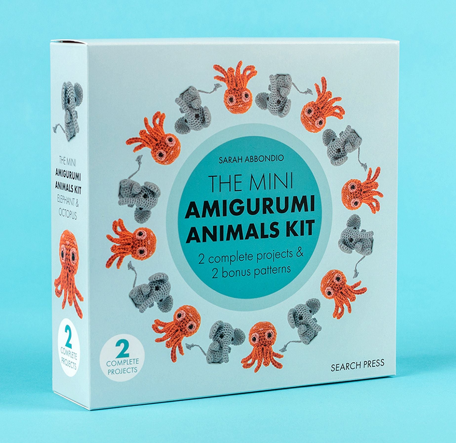Mini Amigurumi Animals Kit: 2 complete projects & 2 bonus patterns