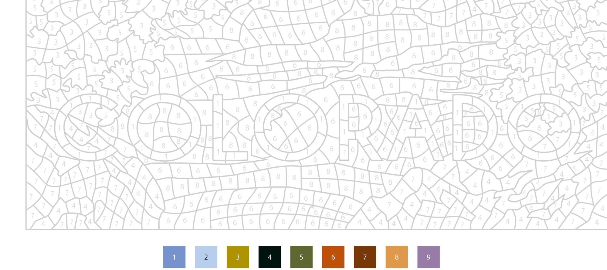 Color by Numbers Nature: 40 mystery pictures to reveal