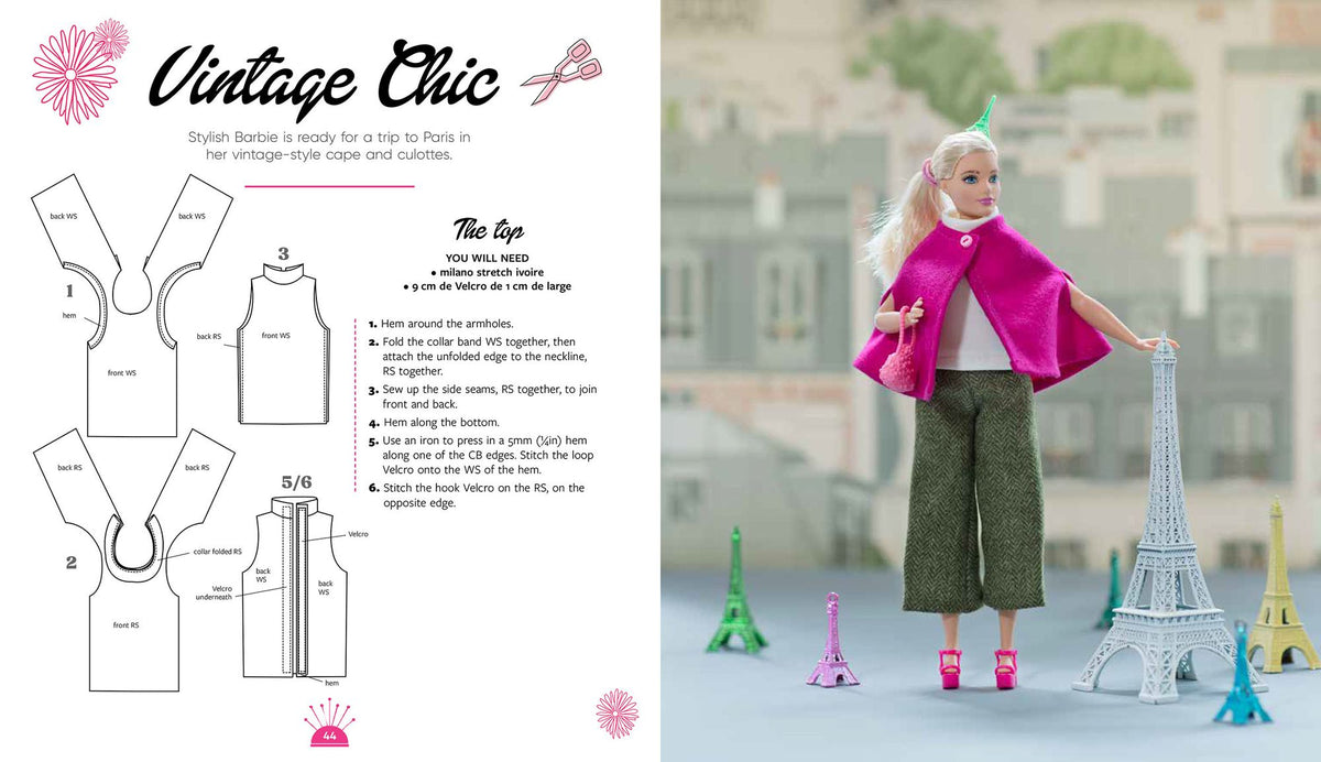 Sewing Clothes for Barbie: 50 modern designs for fashion dolls