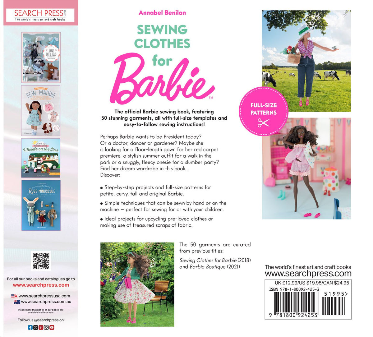 Sewing Clothes for Barbie: 50 modern designs for fashion dolls
