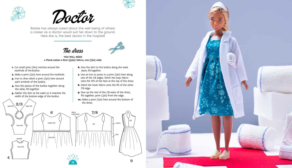 Sewing Clothes for Barbie: 50 modern designs for fashion dolls
