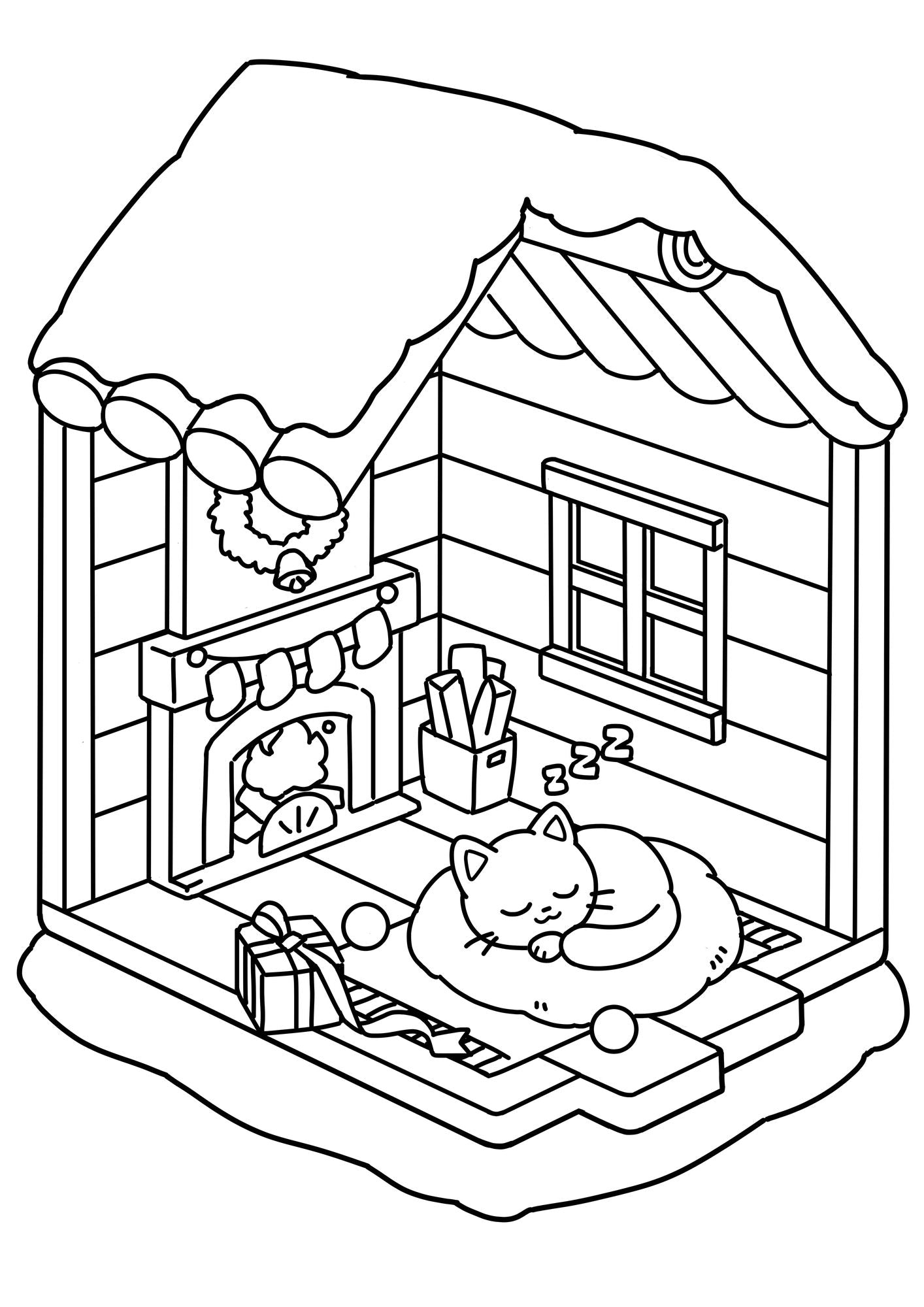 Draw me! Color me!: Cute & Cozy Home: In simple steps