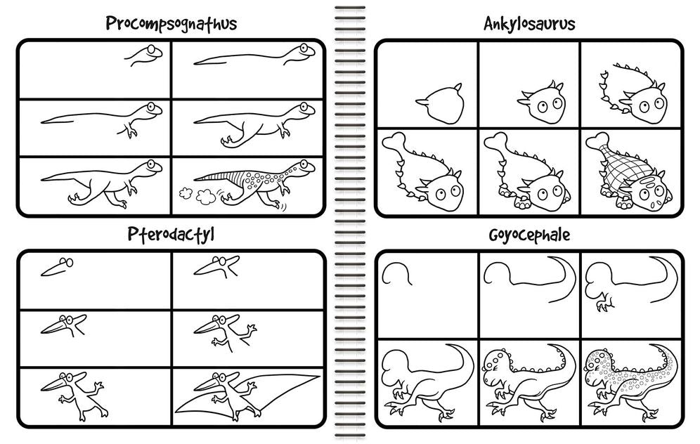 How to Draw 101 Dinosaurs
