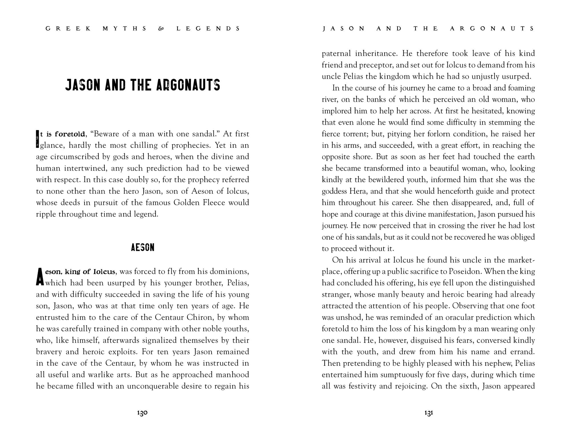 Greek Myths & Legends