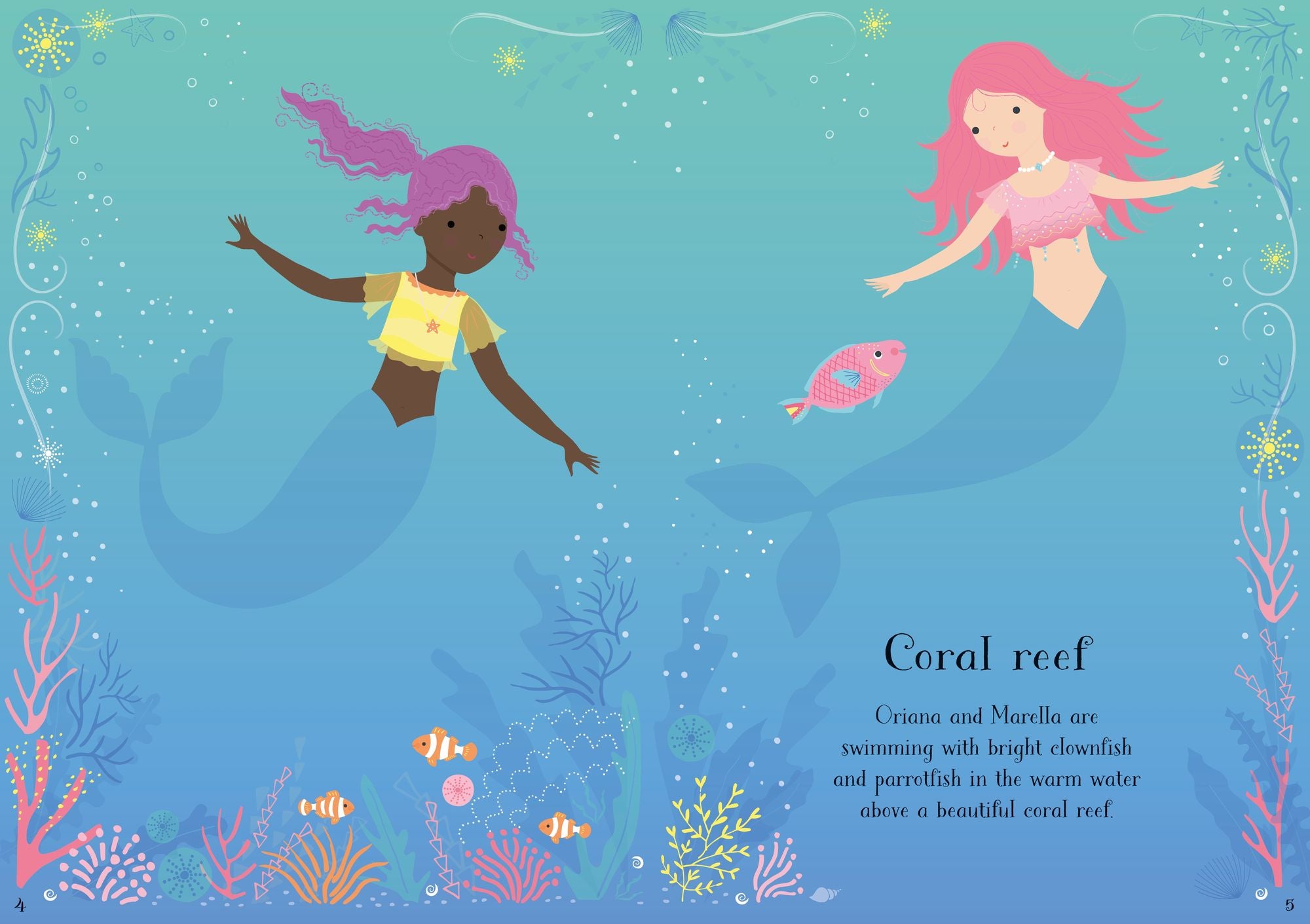 Little Sticker Dolly Dressing Mermaid