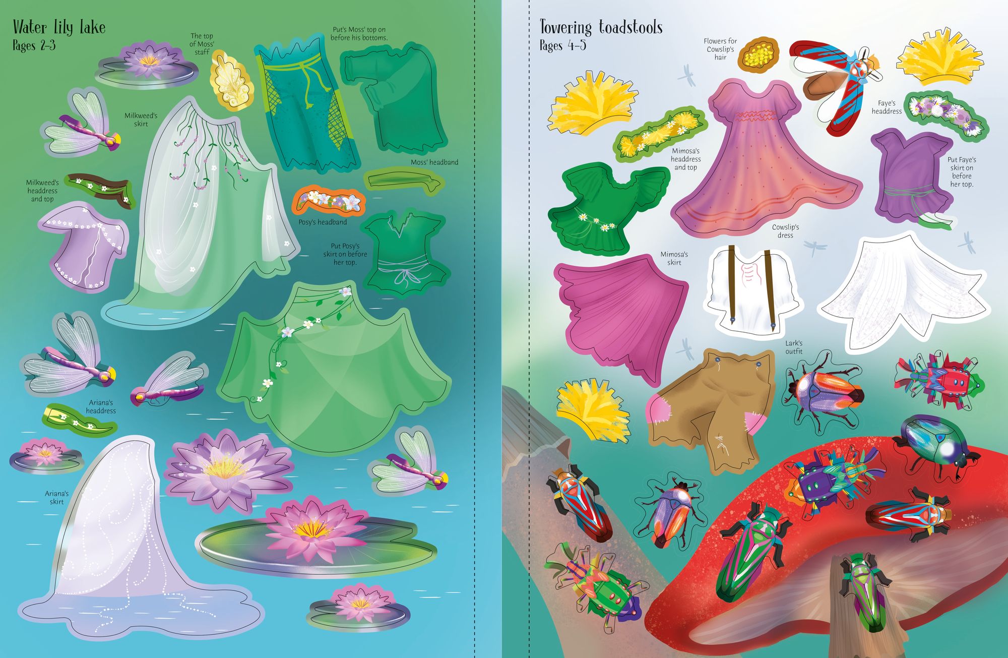 Sticker Dolly Dressing Magical Kingdom