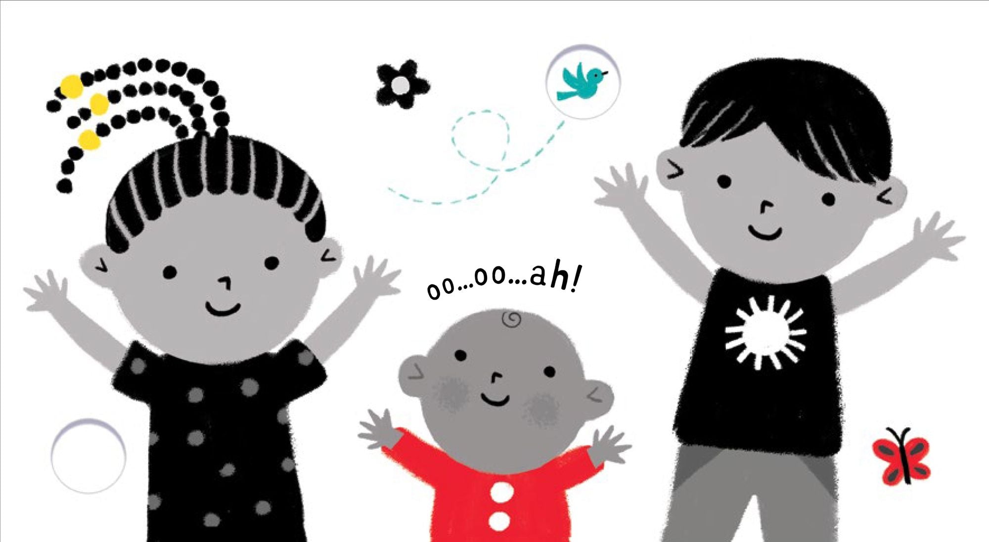 Baby's Black and White Books: Hello!