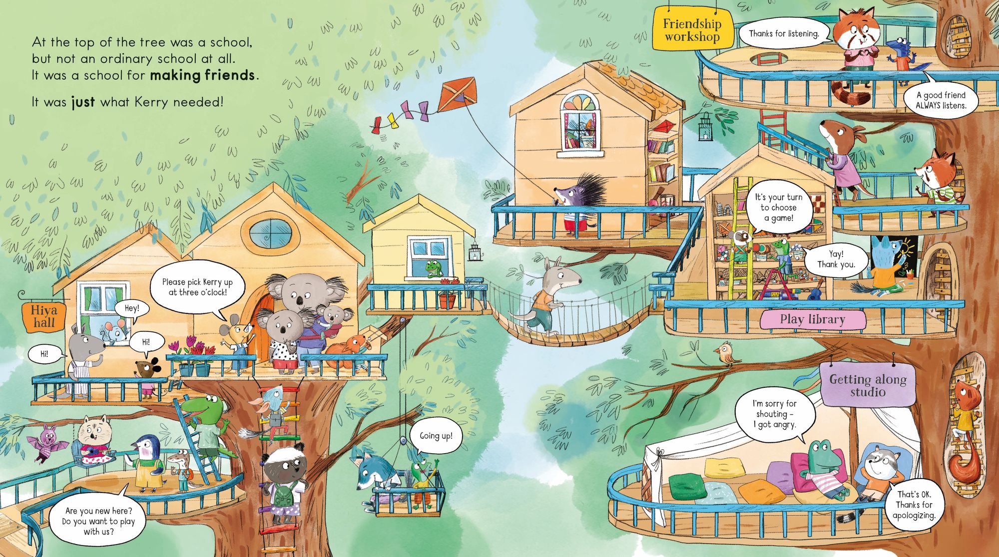 Miss Molly's School of Making Friends: A Friendship Book for Kids