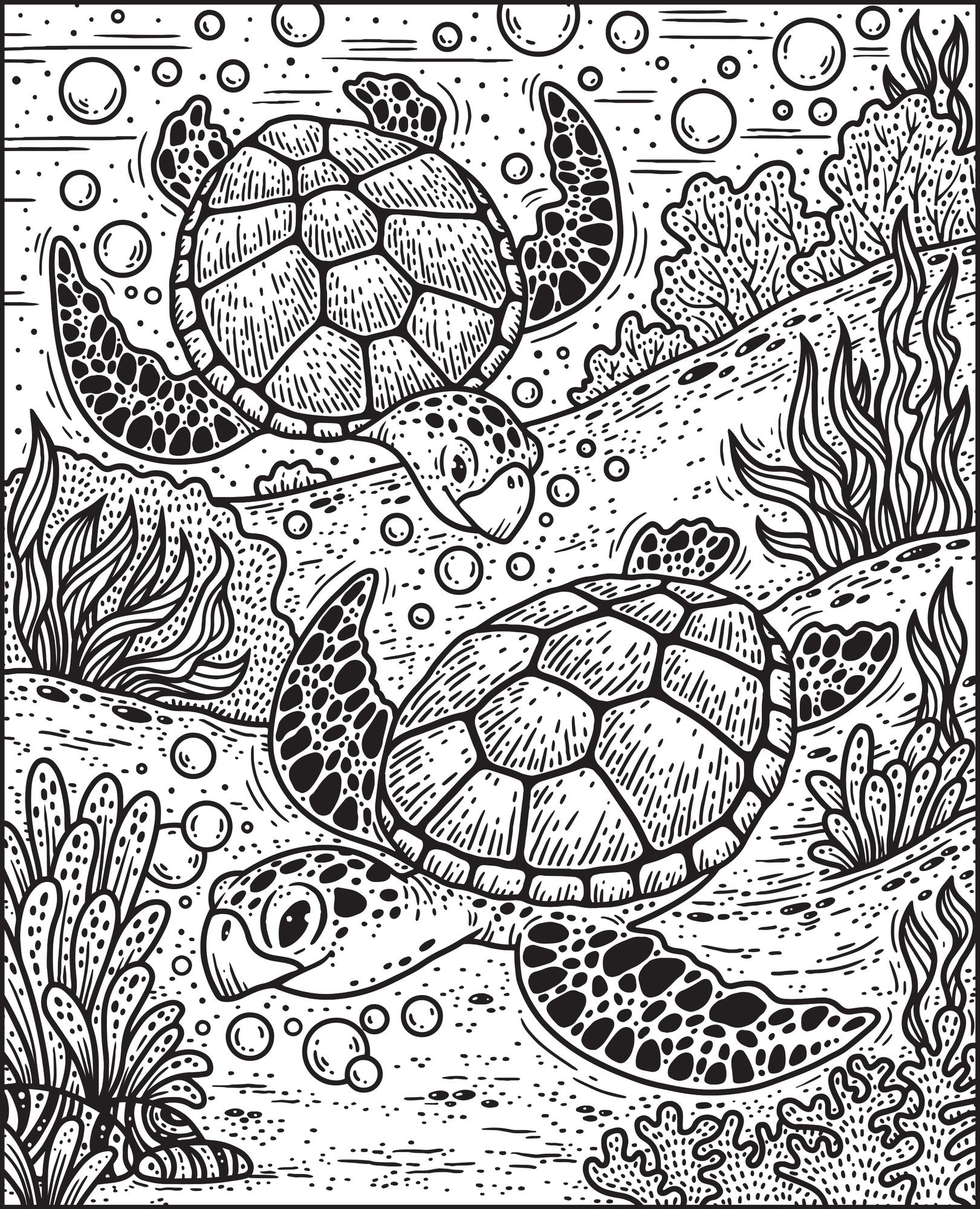 Narwhals and Other Sea Creatures Magic Painting Book