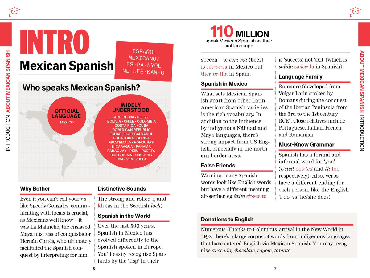 Lonely Planet Mexican Spanish Travel Phrasebook & Dictionary: Learn Essential Phrases & Vocabulary 3,500 Word Two-Way Dictionary Pull-Out Fast Phrases Card Travel with Confidence