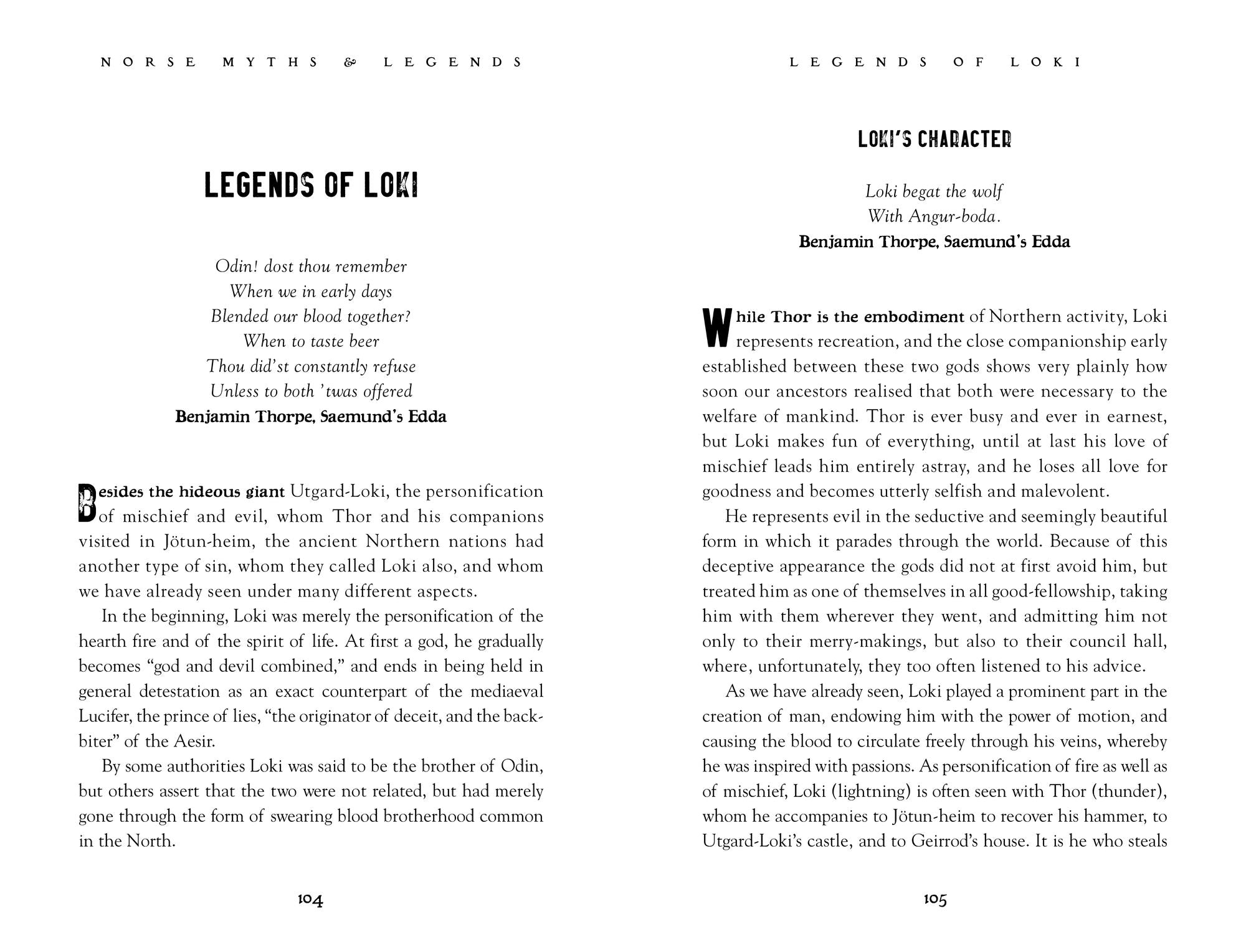 Norse Myths & Legends