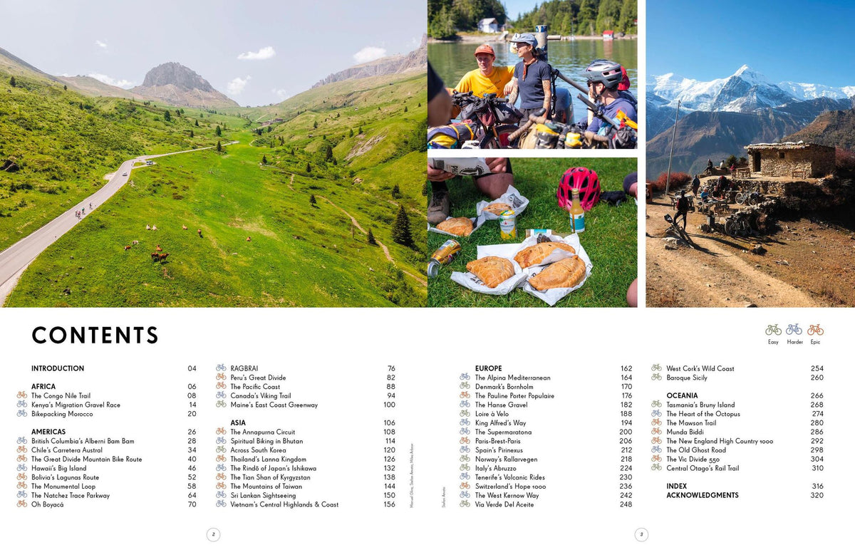 Lonely Planet Epic Bike Trips of the World: 200 Unforgettable Cycling Adventures Packed with Photos, Maps & Inspiring Stories The Perfect Gift for Travel Loving Cyclists
