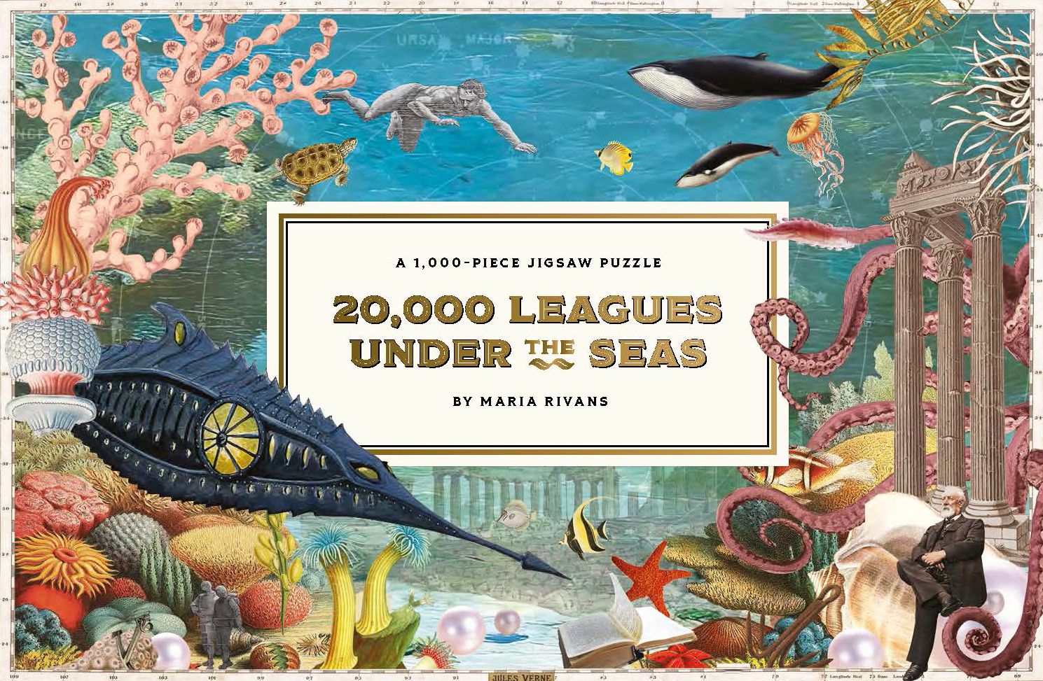 20,000 Leagues Under the Seas: A 1000 piece Jigsaw Puzzle Inspired by Jules Verne's Classic Adventure