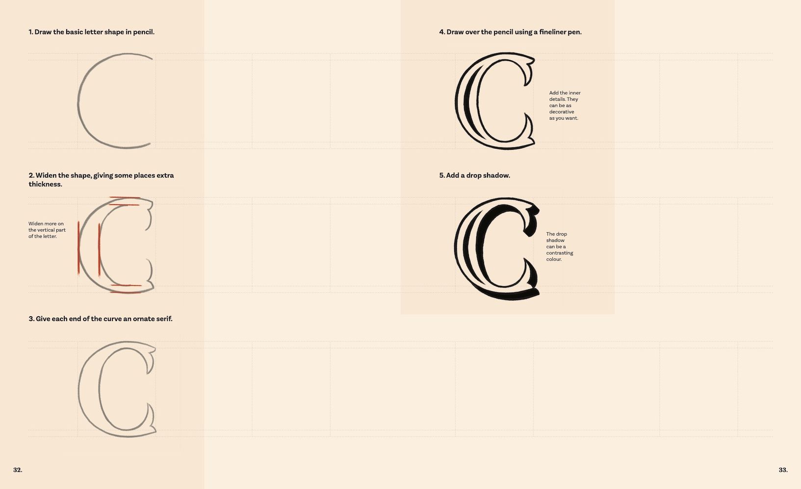Creative Hand Lettering from A to Z: Make Every Letter Beautiful with 26 Complete and Colorful Alphabets
