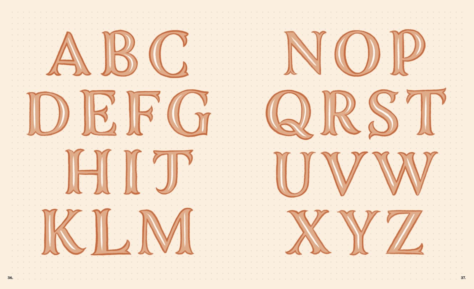 Creative Hand Lettering from A to Z: Make Every Letter Beautiful with 26 Complete and Colorful Alphabets