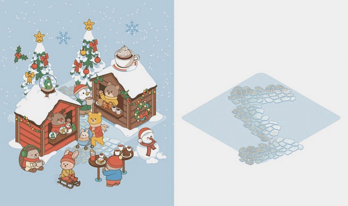 Cute 'n' Cozy Sticker Therapy: Cozy Christmas: Over 500 Reusable Stickers!