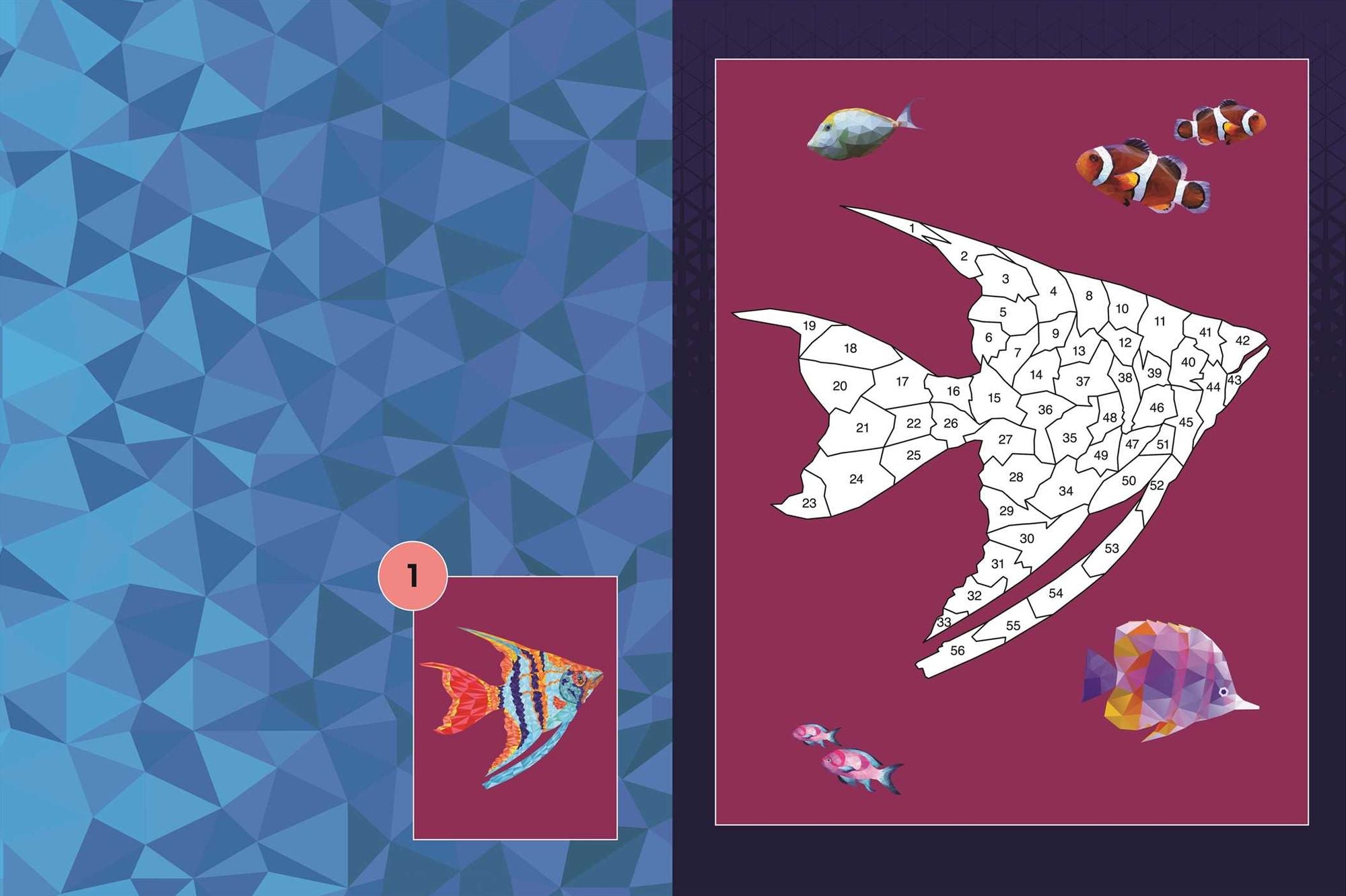 Sticker By Numbers: Ocean: Create Amazing 3-D Pictures
