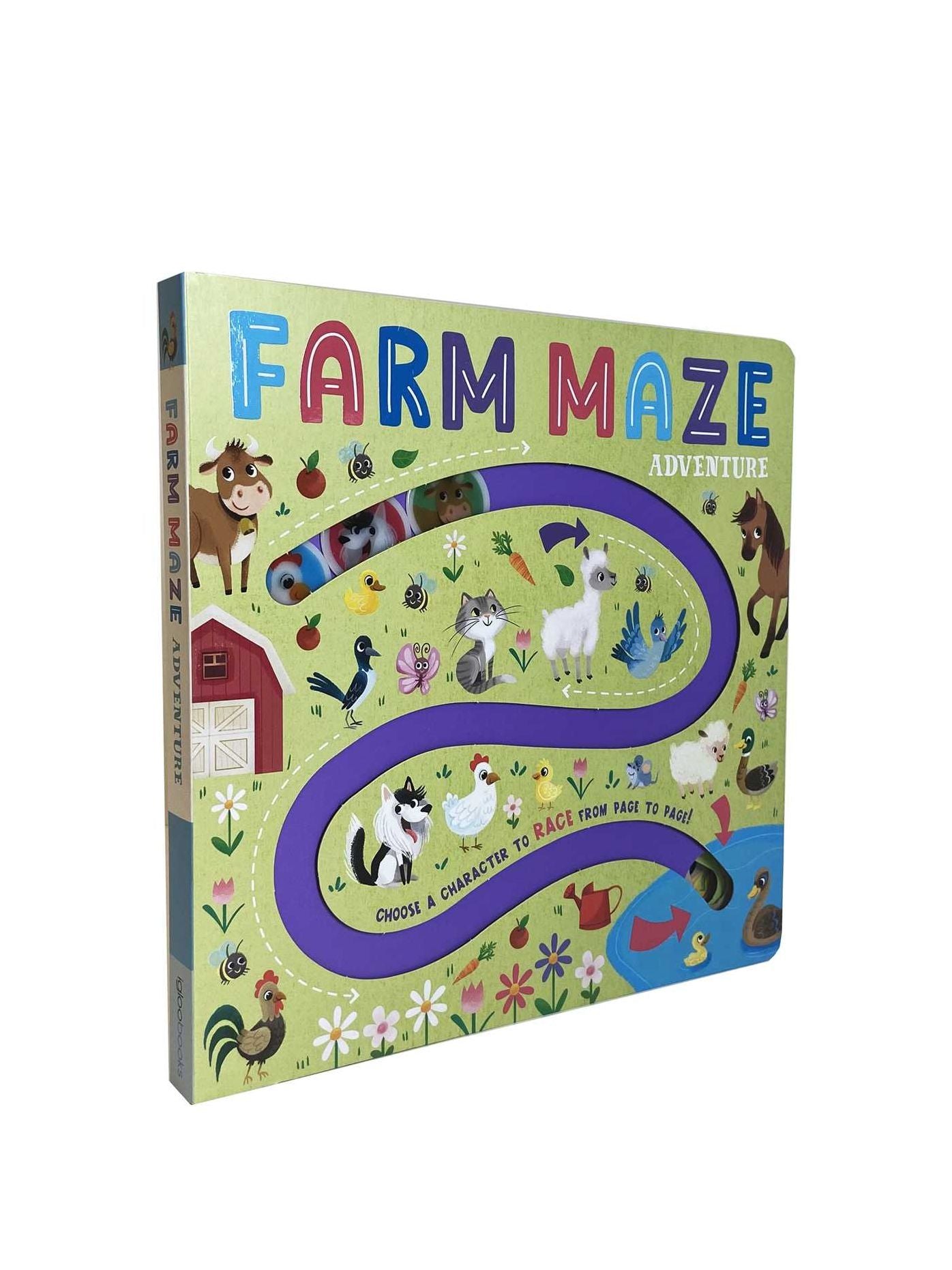 Farm Maze Adventure: Maze Book for Kids